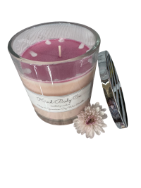 Candle Soy - Large Hand Australian Made Soy Candle
Rose and Geranium Scent.